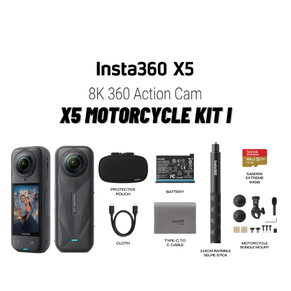 Insta360 X5 Motorcycle Kit I